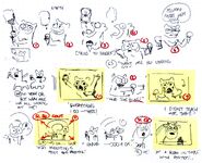 Storyboard planning by Charlie Bryant, Story Artist