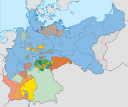 German Empire 1925 territory changes