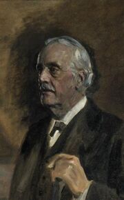 James Guthrie - Arthur James Balfour 1920 - Detail