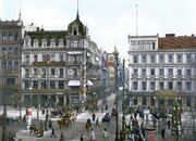 Berlin Unter den Linden Cafe Bauer um 1900