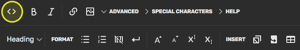 In the code editor, also called Ace editor, it is on the left of the upper toolbar behind the code brackets icon. This editor is used on css, javascript, and scribunto (Lua modules) pages, and on portable infobox templates.