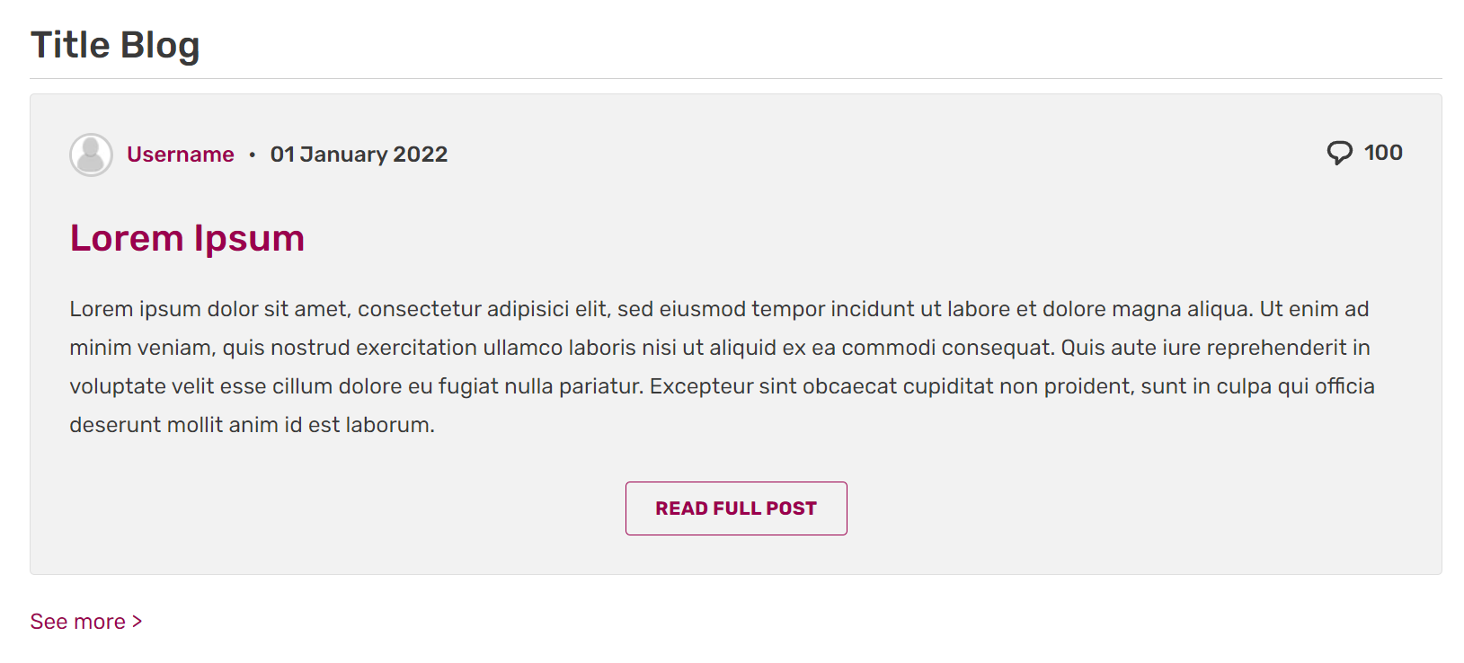 Bloglist - type box