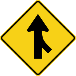 Merge sign