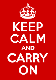 Keep Calm and Carry On Poster