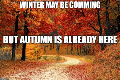 Autumn is here