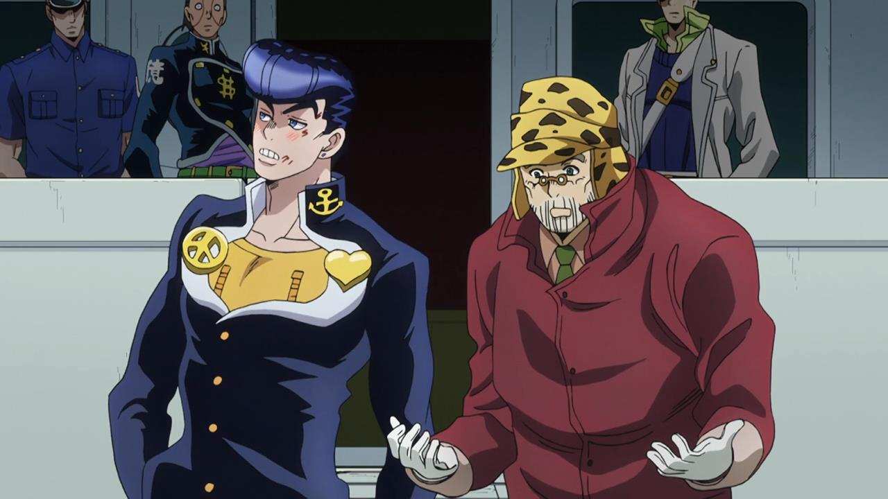 Josuke and Old Man Joseph  Jojo anime, Jojo bizarre, Jojo bizzare adventure