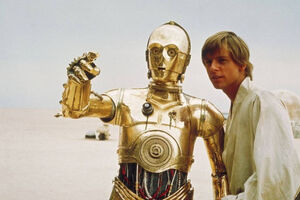 Luke Skywalker C-3P0 Pointing