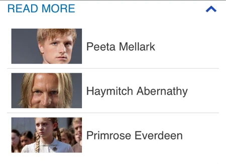 Read More links appear at the bottom of each article to keep readers on your wiki.