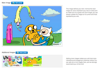 Adventure Time Wiki で認可された画像。