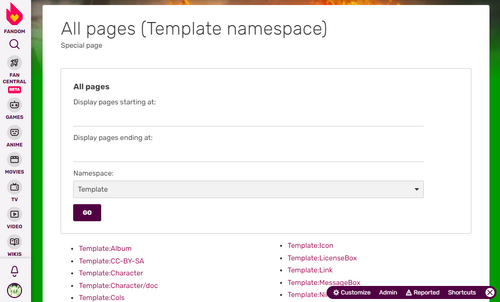 What templates do I really need on my wiki - all templates