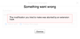 VE error message adoptions