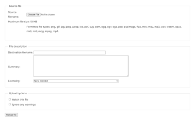 Tiedoston lataamissivu