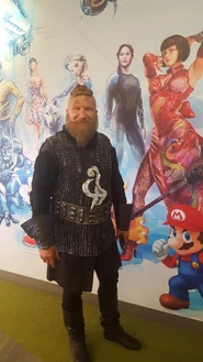 CEO Craig Palmer como um Viking