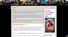 Moviepedia's logo has the Progress Pride flag colors.