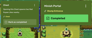 A screenshot of the Progress Tracking feature in Interactive Maps.