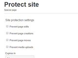 Ajuda:Proteção de site