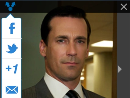 You can also share images after you tap them to enter the lightbox view.