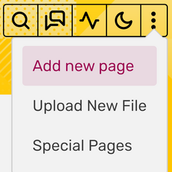 Help:New page