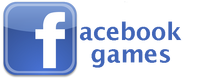 composite image using Facebook logo and the text Facebook games