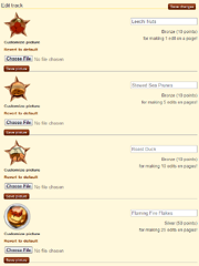 Avatar Wiki shows off it's theme of various foods for the edit track