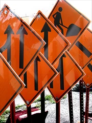 Construction signs