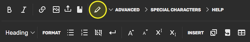 In the classic source editor, also called 2010 source editor or just source editor, it is behind the pencil icon in the middle of the upper toolbar.