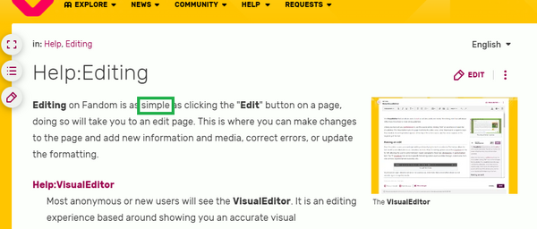 5. ¡Felicidades! Tu corrección ahora ya está visible para todos y ¡ha sido tan simple como te lo prometimos!