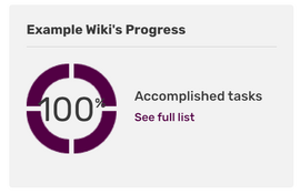 Wiki Progress Bar