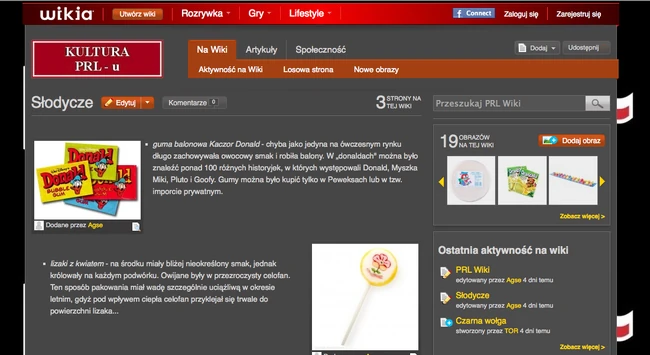 Aga from Poznan created an article about candy from when Poland was under Soviet control