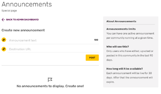 Crie um novo anúncio