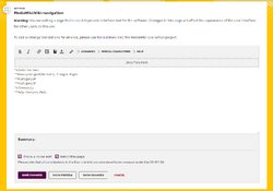 Source editor navigation edit