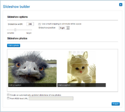 Slideshow builder
