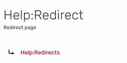 Redirect example