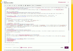 The VisualEditor - source mode (2017 wikitext editor)
