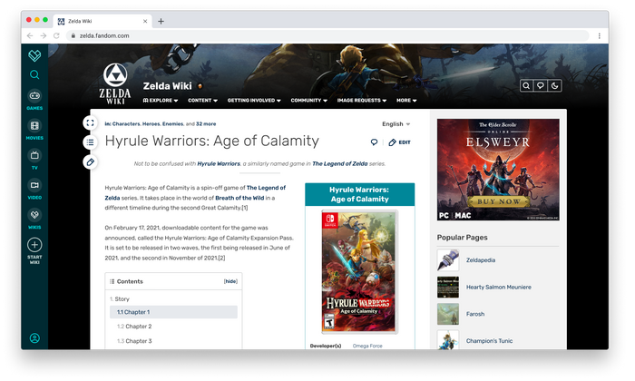 Zelda Wiki Site Splits From Fandom