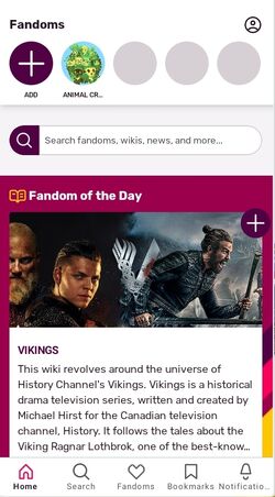 Using Fandom app anonymously