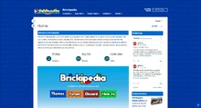 Brickipedia’s logo now includes the color from both Pride flags.