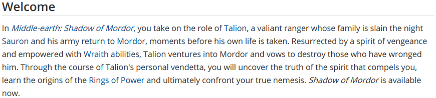Shadow of Mordor image header mobile