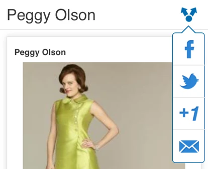 Share tools are a click away on every page.