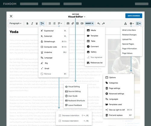 Visual Editor Mockup