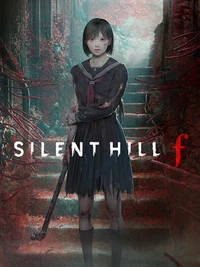 Key art for video game Silent Hill f, with main character Hinako Shimizu