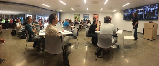 Sessão de boas-vindas, primeiro dia