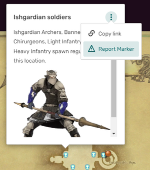 Reporting a Marker