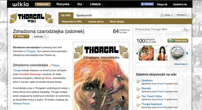 Thorgal Wiki is a budding resource on a Viking-themed comic book series by a Belgian-Polish duo that many in the Polish office read and loved as kids.