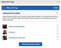 位于顶端的流行内容