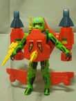 Front view of the Max Ray action figure wearing Tidal Blast.