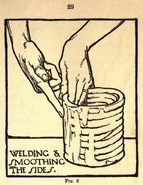 Pottery, for artists, craftsmen & teachers3.png (364 kB) Welding & smoothing the sides.