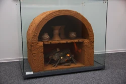 Kiln replica with a controlled air flow design