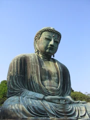 Estatua de bronce de Buda Daibutsu, en , , tiene 11,40 m de altura y 93 toneladas de peso.