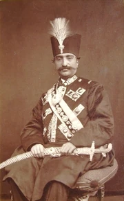 Nāser al-Dīn Shah - Shah of Persia - Carte de Visite Woodburytype-Print from Felix Nadar Paris